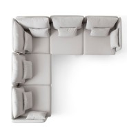 Canapea de colț Atelier Del Sofa Flexy L Cream imaginea #8 — magazin online Desire.md