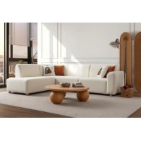 Canapea de colț Atelier Del Sofa S-Loft Left White imaginea #2 — magazin online Desire.md