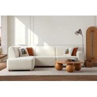 Canapea de colț Atelier Del Sofa S-Loft Left White imaginea #3 — magazin online Desire.md