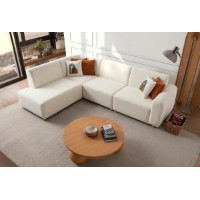 Canapea de colț Atelier Del Sofa S-Loft Left White imaginea #4 — magazin online Desire.md