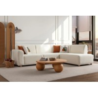 Canapea de colț Atelier Del Sofa S-Loft Right White