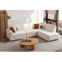 Canapea de colț Atelier Del Sofa S-Loft Right White imaginea #2 — magazin online Desire.md