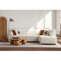 Canapea de colț Atelier Del Sofa S-Loft Right White imaginea #3 — magazin online Desire.md