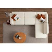 Canapea de colț Atelier Del Sofa S-Loft Right White imaginea #5 — magazin online Desire.md