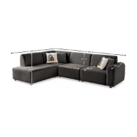 Canapea de colț Atelier Del Sofa S-Loft Left Anthracite imaginea #13 — magazin online Desire.md
