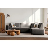 Canapea de colț Atelier Del Sofa S-Loft Right Anthracite imaginea #3 — magazin online Desire.md