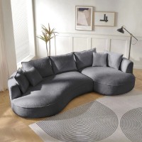 Canapea de colț Atelier Del Sofa Venedik Right Dark Grey imaginea #2 — magazin online Desire.md