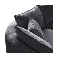 Canapea de colț Atelier Del Sofa Venedik Right Dark Grey imaginea #3 — magazin online Desire.md
