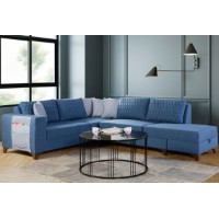 Canapea de colț Atelier Del Sofa Loft Blue