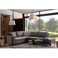 Canapea de colț Atelier Del Sofa Loft Brown