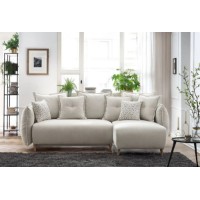 Canapea de colț Atelier Del Sofa Puffy Cream