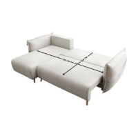 Canapea de colț Atelier Del Sofa Puffy Cream imaginea #9 — magazin online Desire.md