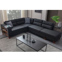 Canapea de colț Atelier Del Sofa Tloft Left Anthracite imaginea #2 — magazin online Desire.md
