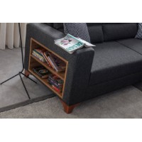 Canapea de colț Atelier Del Sofa Tloft Left Anthracite imaginea #7 — magazin online Desire.md