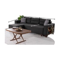 Canapea de colț Atelier Del Sofa Tloft Mini Anthracite imaginea #11 — magazin online Desire.md