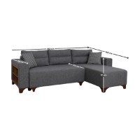Canapea de colț Atelier Del Sofa Tloft Mini Grey imaginea #9 — magazin online Desire.md