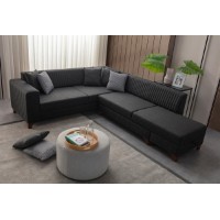Canapea de colț Atelier Del Sofa West Right Anthracite imaginea #2 — magazin online Desire.md