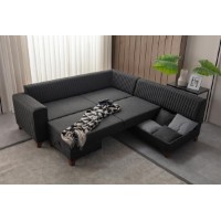 Canapea de colț Atelier Del Sofa West Right Anthracite imaginea #3 — magazin online Desire.md