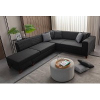 Canapea de colț Atelier Del Sofa West Left Anthracite imaginea #2 — magazin online Desire.md