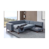 Canapea de colț Atelier Del Sofa West Right Grey imaginea #2 — magazin online Desire.md