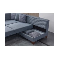 Canapea de colț Atelier Del Sofa West Right Grey imaginea #4 — magazin online Desire.md