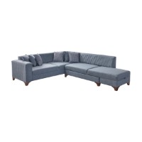 Canapea de colț Atelier Del Sofa West Right Grey imaginea #5 — magazin online Desire.md