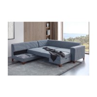 Canapea de colț Atelier Del Sofa West Left Grey imaginea #2 — magazin online Desire.md