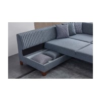 Canapea de colț Atelier Del Sofa West Left Grey imaginea #4 — magazin online Desire.md