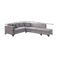 Canapea de colț Atelier Del Sofa West Right Cream imaginea #6 — magazin online Desire.md