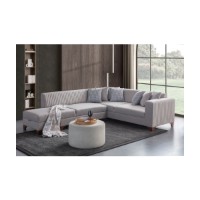 Canapea de colț Atelier Del Sofa West Left Cream