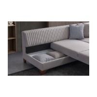 Canapea de colț Atelier Del Sofa West Left Cream imaginea #4 — magazin online Desire.md