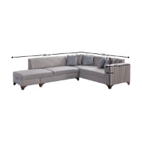 Canapea de colț Atelier Del Sofa West Left Cream imaginea #6 — magazin online Desire.md