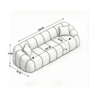 Canapea Atelier Del Sofa Octavio White imaginea #7 — magazin online Desire.md