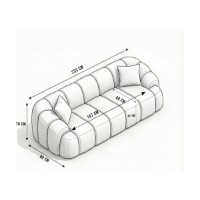Диван Atelier Del Sofa Octavio Navy Blue фото №10 — интернет-магазин Desire.md