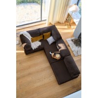 Canapea de colț Atelier Del Sofa Kanyon Brown imaginea #3 — magazin online Desire.md