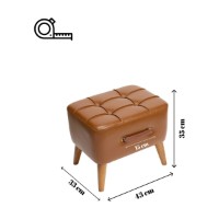 Пуф Atelier Del Sofa Ottocase Nostaljik Brown фото №9 — интернет-магазин Desire.md