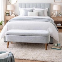Банкетка Atelier Del Sofa Oslo Linen Light Grey