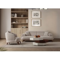 Диван Atelier Del Sofa Bonjo Walnut Beige фото №6 — интернет-магазин Desire.md