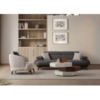 Диван Atelier Del Sofa Bonjo Walnut Anthracite фото №7 — интернет-магазин Desire.md