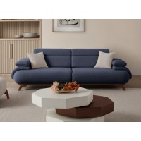 Диван Atelier Del Sofa Bonjo Walnut Navy Blue фото №2 — интернет-магазин Desire.md