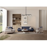 Диван Atelier Del Sofa Bonjo Walnut Navy Blue фото №7 — интернет-магазин Desire.md