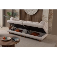 Canapea Atelier Del Sofa Gloria Beige imaginea #4 — magazin online Desire.md