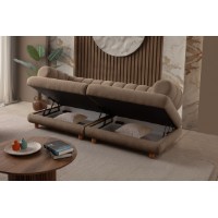Canapea Atelier Del Sofa Gloria Latte imaginea #4 — magazin online Desire.md