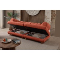 Canapea Atelier Del Sofa Gloria Tile Red imaginea #4 — magazin online Desire.md