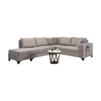Canapea de colț Atelier Del Sofa Loft Left Cream imaginea #2 — magazin online Desire.md