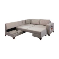 Canapea de colț Atelier Del Sofa Loft Left Cream imaginea #3 — magazin online Desire.md