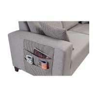 Canapea de colț Atelier Del Sofa Loft Left Cream imaginea #5 — magazin online Desire.md