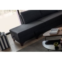 Canapea de colț Atelier Del Sofa Loft Left Anthracite imaginea #3 — magazin online Desire.md