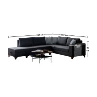 Canapea de colț Atelier Del Sofa Loft Left Anthracite imaginea #7 — magazin online Desire.md