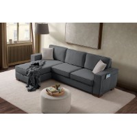 Canapea de colț Atelier Del Sofa Salvador Anthracite imaginea #3 — magazin online Desire.md